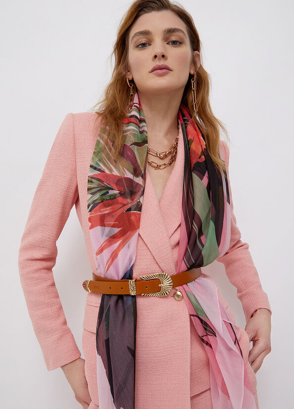 Foulard Liu Jo con Stampa / Rosa - Ideal Moda