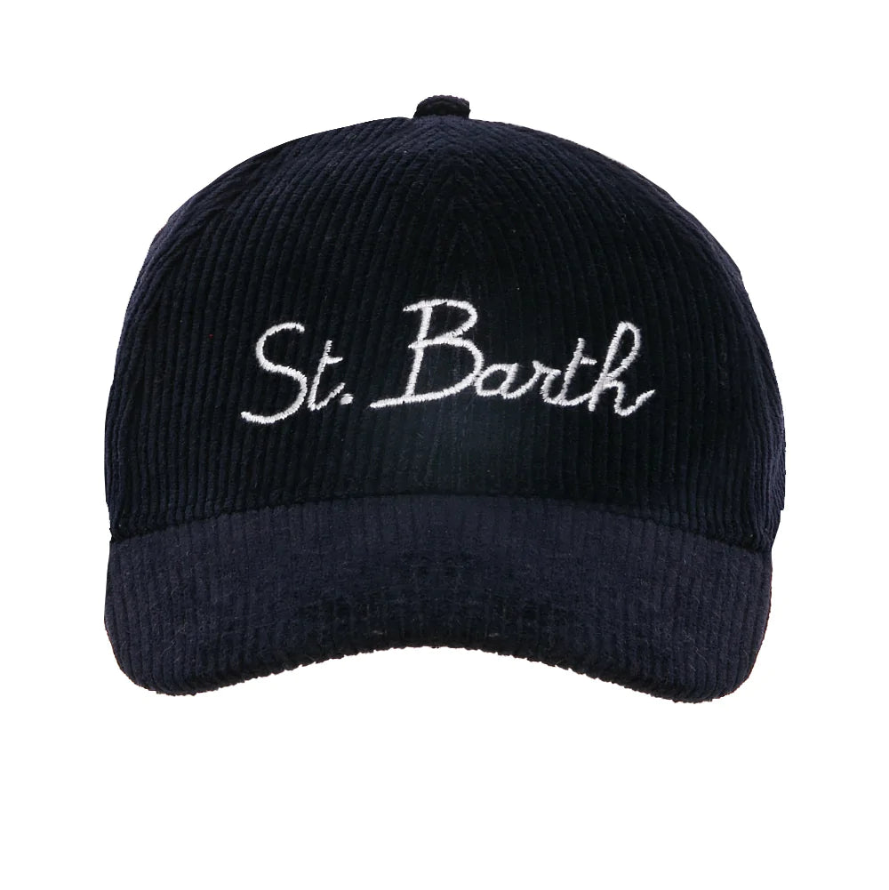 Cappello con Visiera e Logo Mc2 Saint Barth / Blu - Ideal Moda