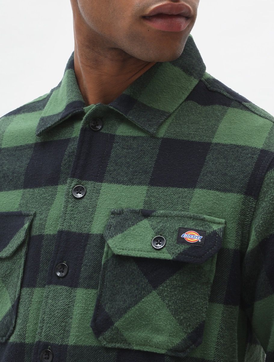 Camicia Dickies in flanella / Verde - Ideal Moda