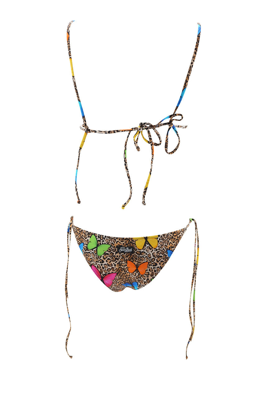 Bikini a Triangolo / Marrone - Ideal Moda