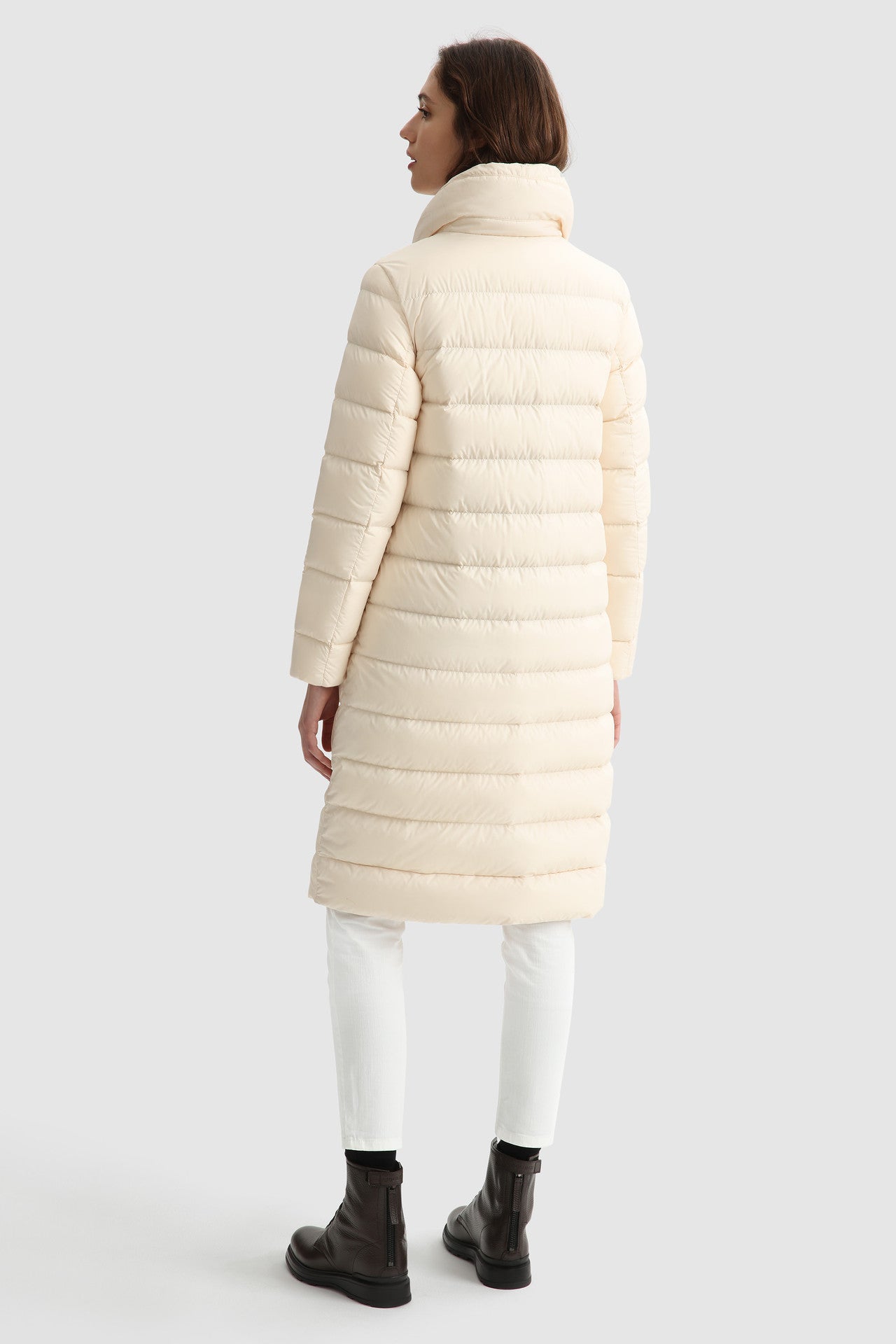 Piumino Woolrich Ellis Coat / Beige - Ideal Moda