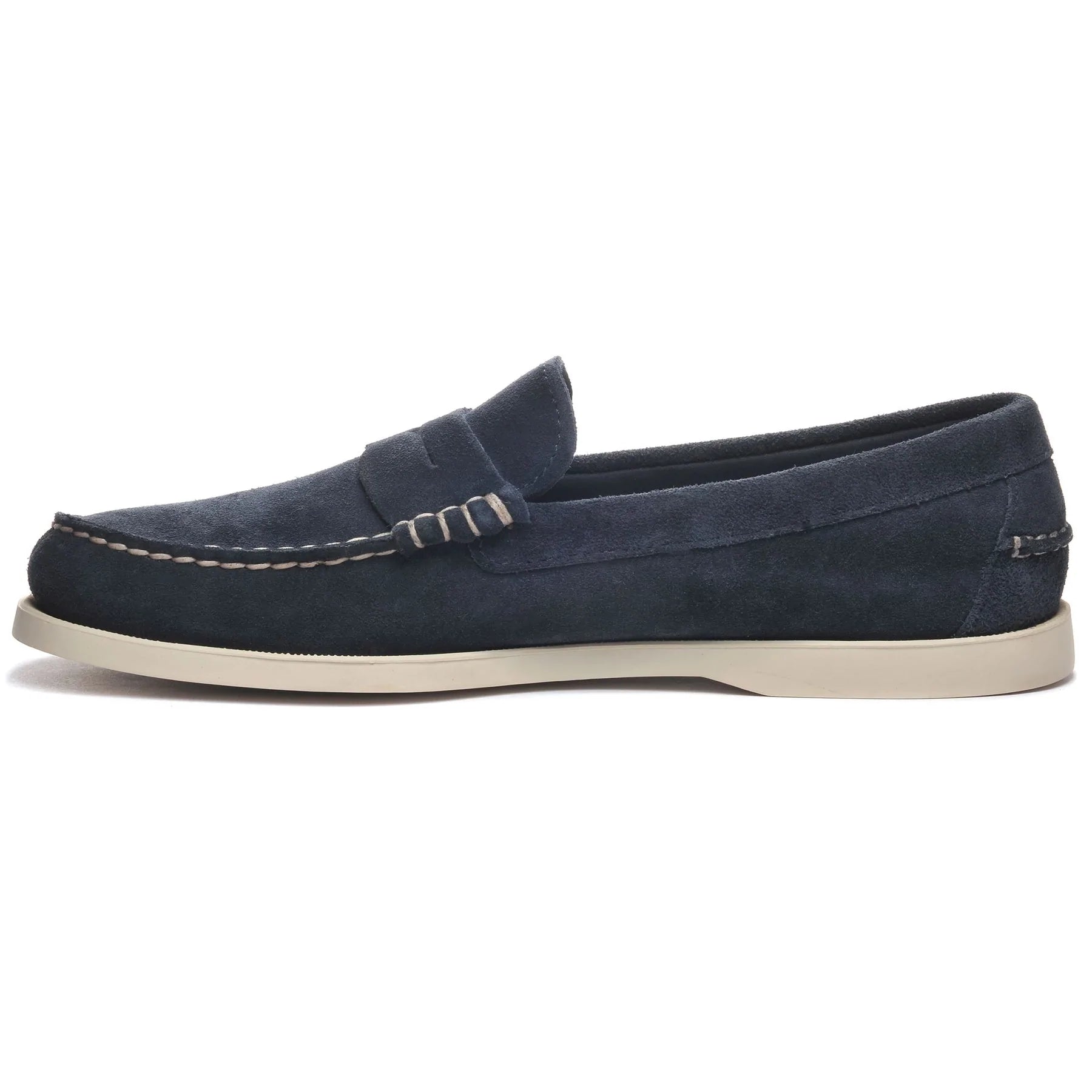 Mocassino Dan Boat in Camoscio Sebago / Blu - Ideal Moda