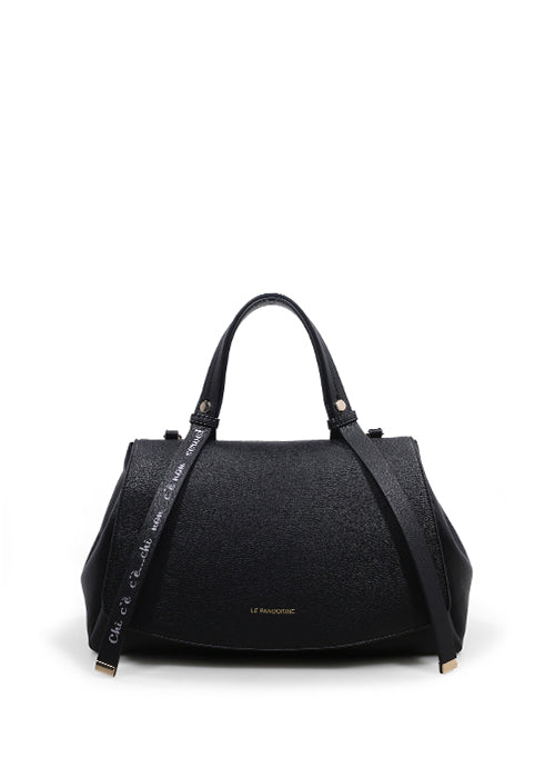 Borsa con Logo Le Pandorine / Nero - Ideal Moda