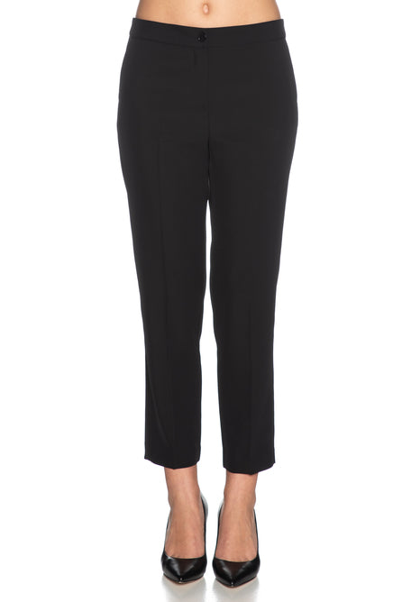 Pantalone taglio classico / Nero - Ideal Moda