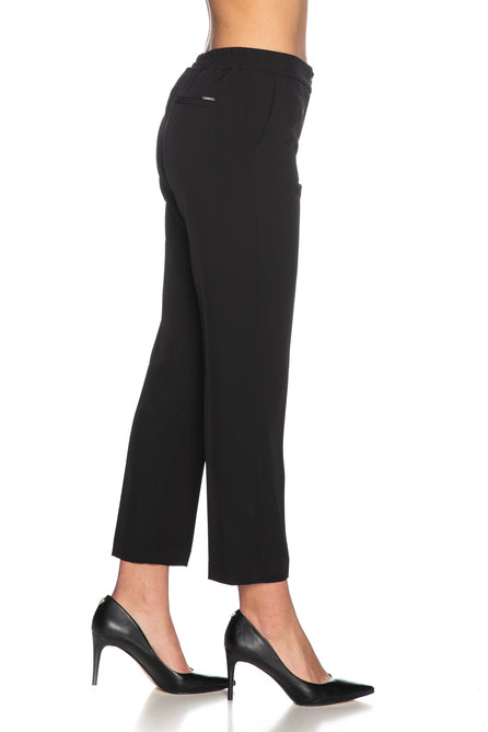 Pantalone taglio classico / Nero - Ideal Moda
