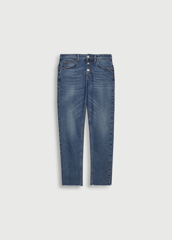 Jeans Cropped Bottom Up Liu Jo / Jeans - Ideal Moda