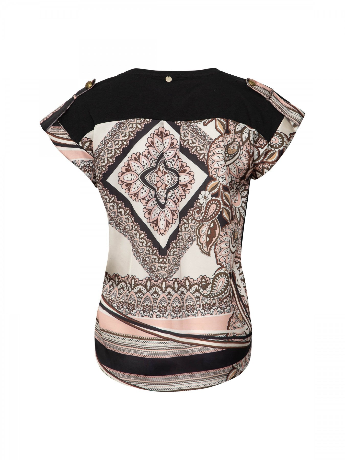 T-Shirt con Stampa Animalier Liu Jo / Nero - Ideal Moda
