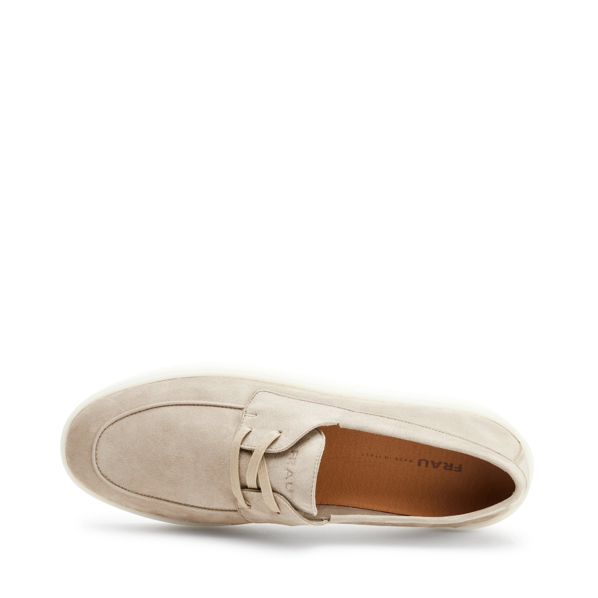 Sneaker in Pelle Scamosciata Frau / Beige - Ideal Moda