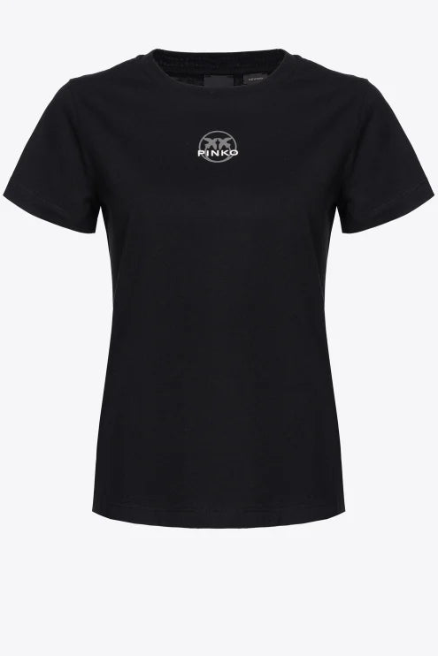 T-Shirt con Logo Pinko / Nero - Ideal Moda