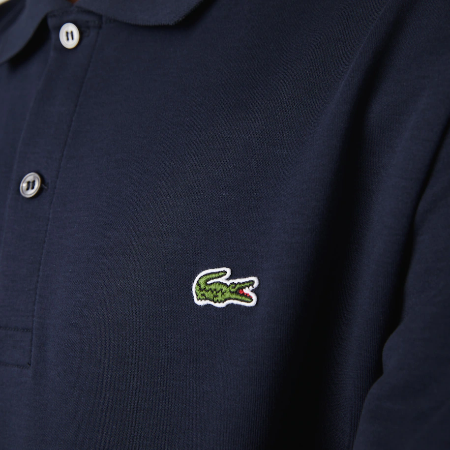 Polo Lacoste in cotone Pima / Blu - Ideal Moda