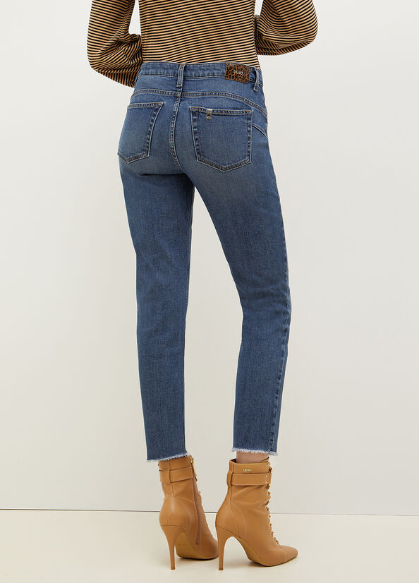 Jeans Cropped Bottom Up Liu Jo / Jeans - Ideal Moda