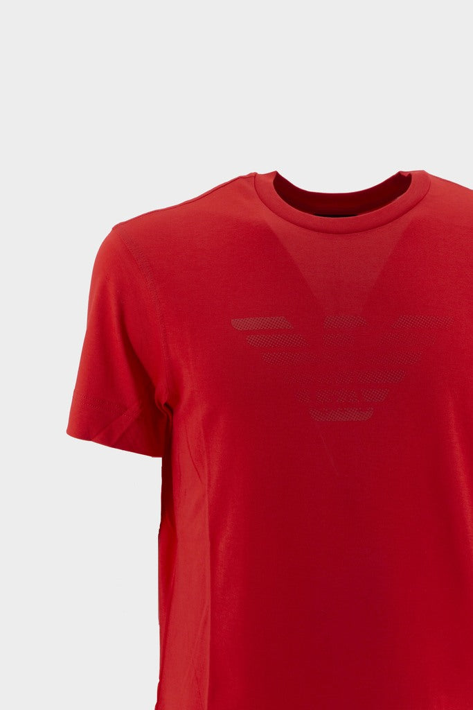 T-Shirt con Logo / Rosso - Ideal Moda