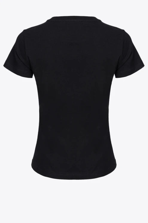T-Shirt con Logo Pinko / Nero - Ideal Moda