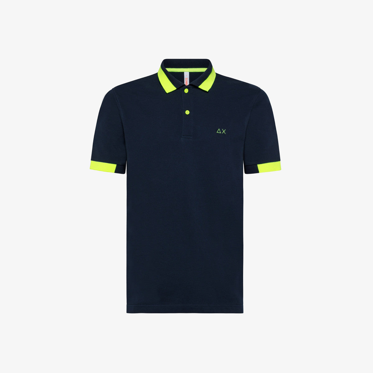 Polo Sun 68 con Contrasti Fluo / Blu - Ideal Moda