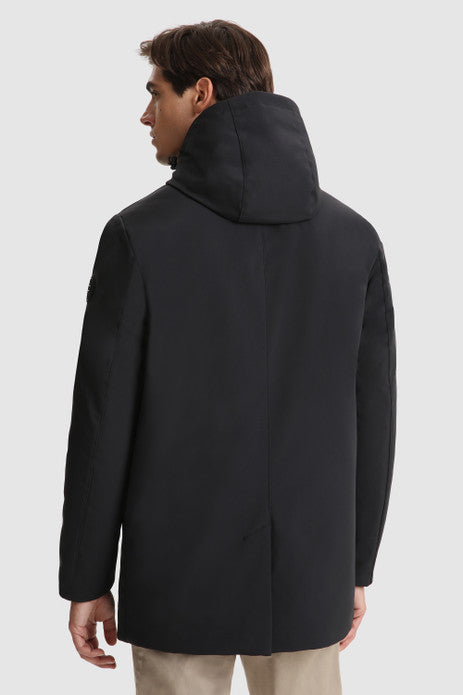 Giacca Woolrich in soft shell / Nero - Ideal Moda