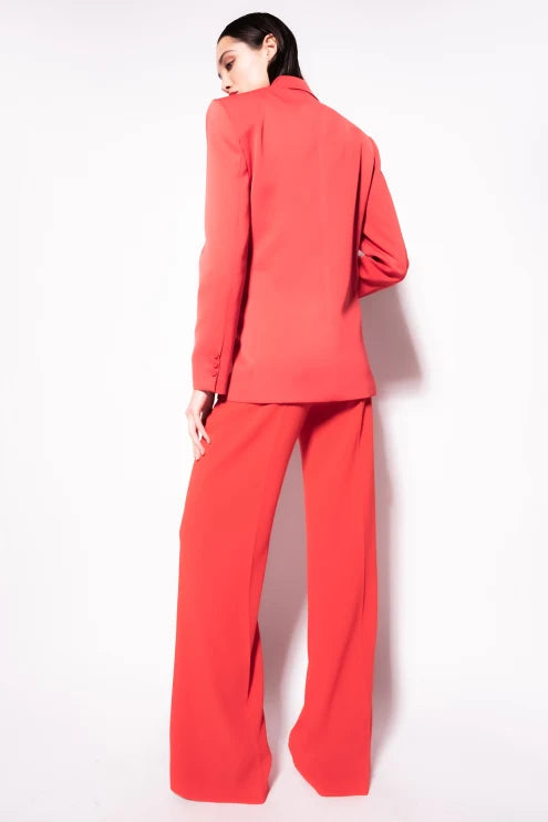 Pantalone Flare Fit Pinko / Rosso - Ideal Moda
