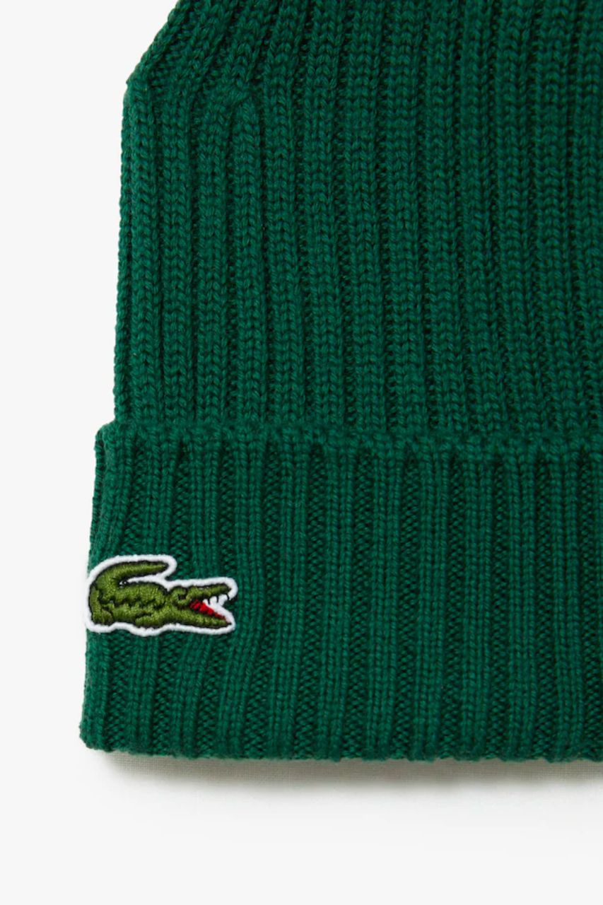Cappello Unisex in Lana Lacoste / Verde - Ideal Moda