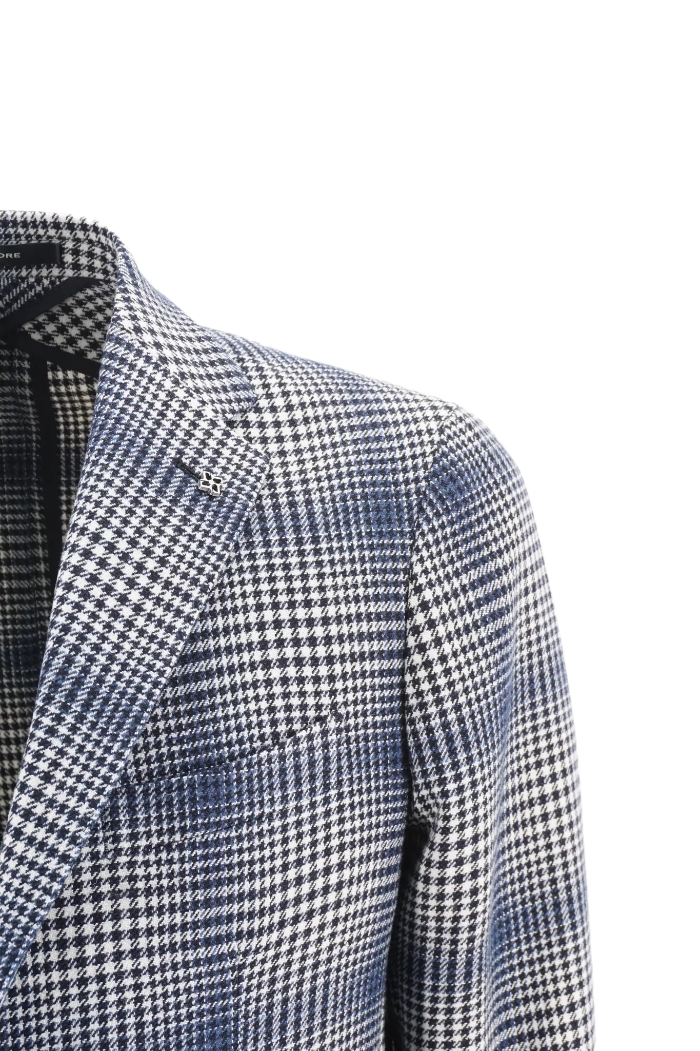 Giacca con Fantasia Tagliatore / Blu - Ideal Moda