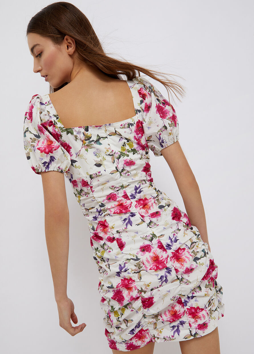 Vestito Liu Jo a fiori / Bianco - Ideal Moda