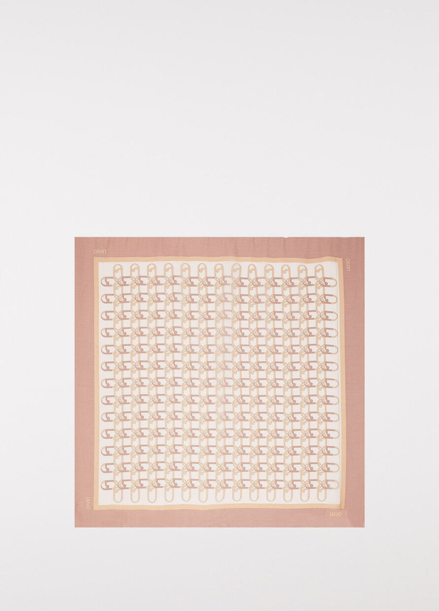 Foulard con Logo Liu Jo / Beige - Ideal Moda