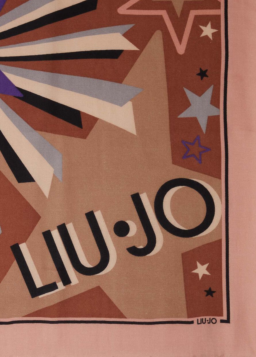 Foulard Liu Jo con Stampa / Beige - Ideal Moda