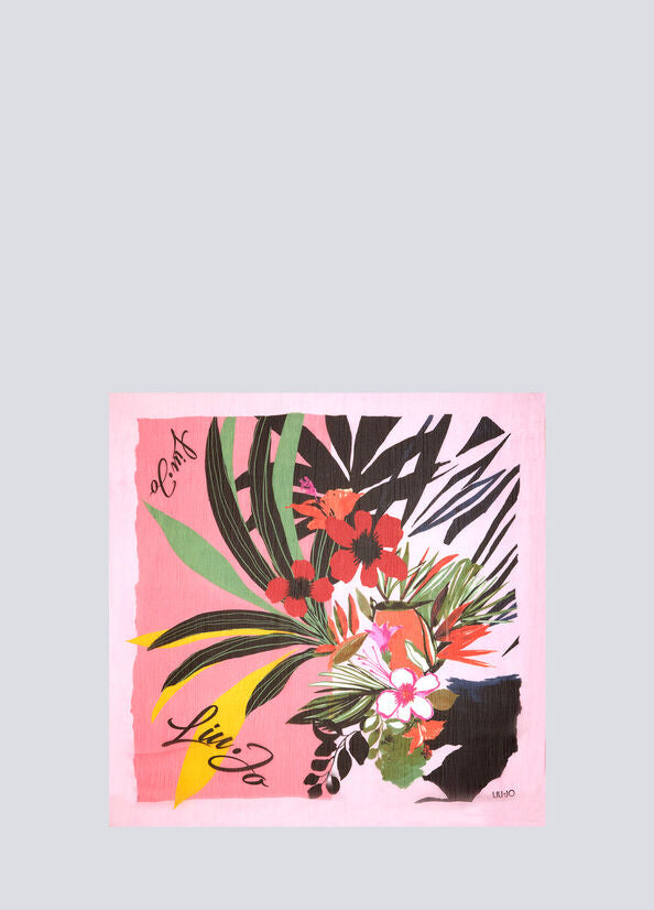 Foulard Liu Jo con Stampa / Rosa - Ideal Moda