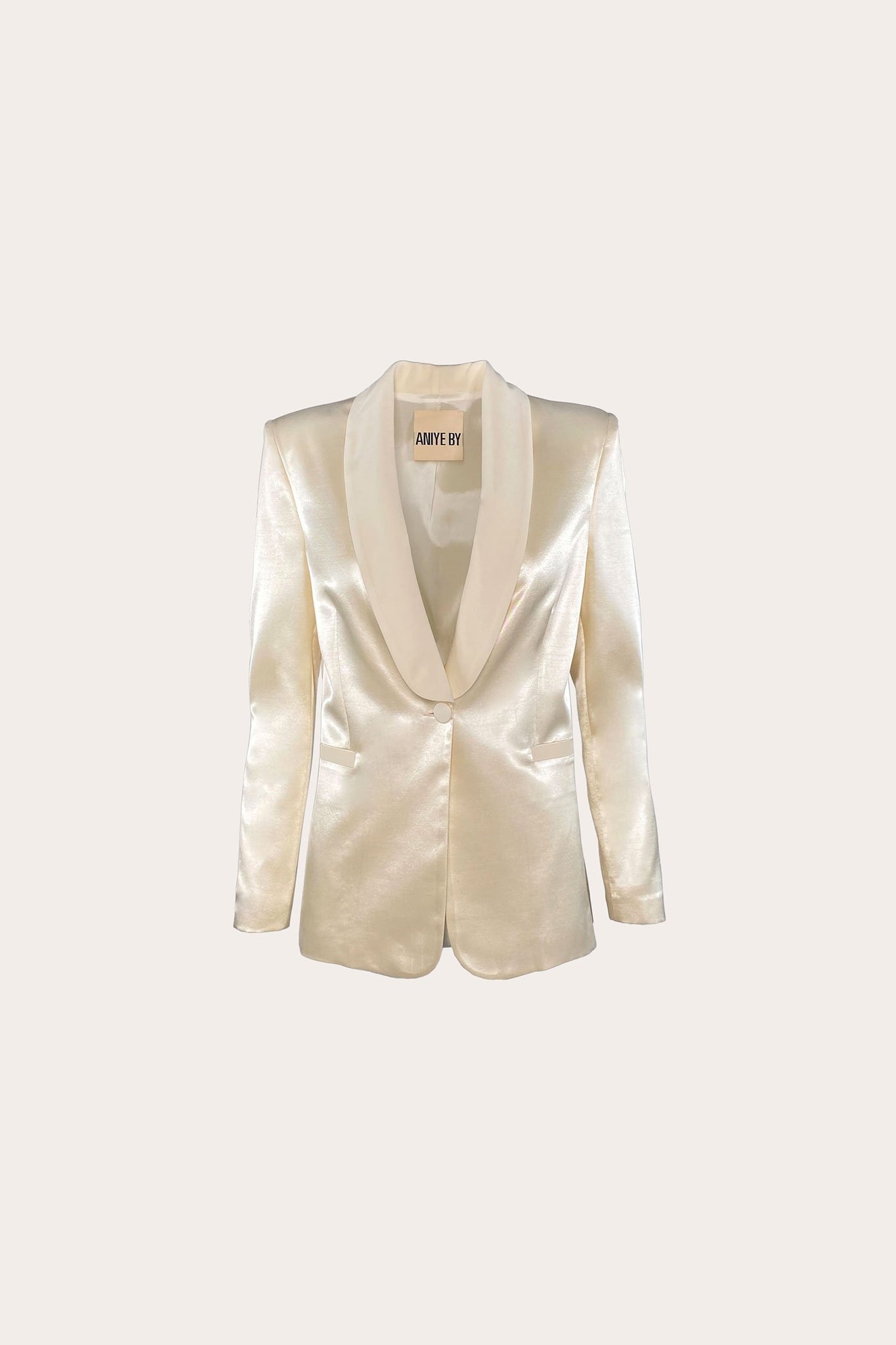 Blazer Aniye By in Raso / Bianco - Ideal Moda