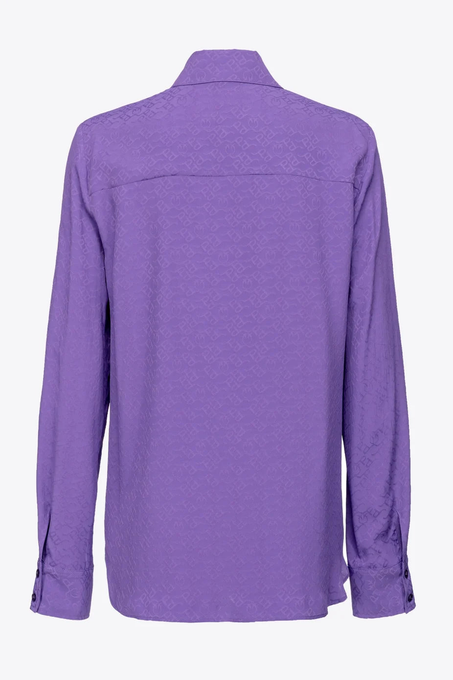 Camicia con Logo Jacquard Pinko / Viola - Ideal Moda