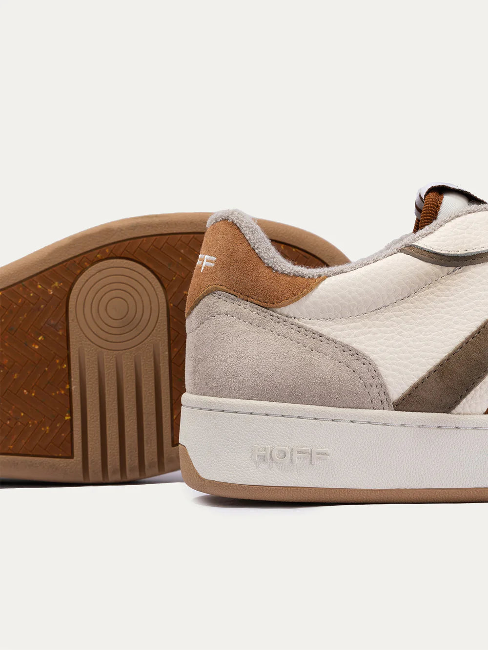 Sneaker con Inserti in Suede Hoff / Beige - Ideal Moda