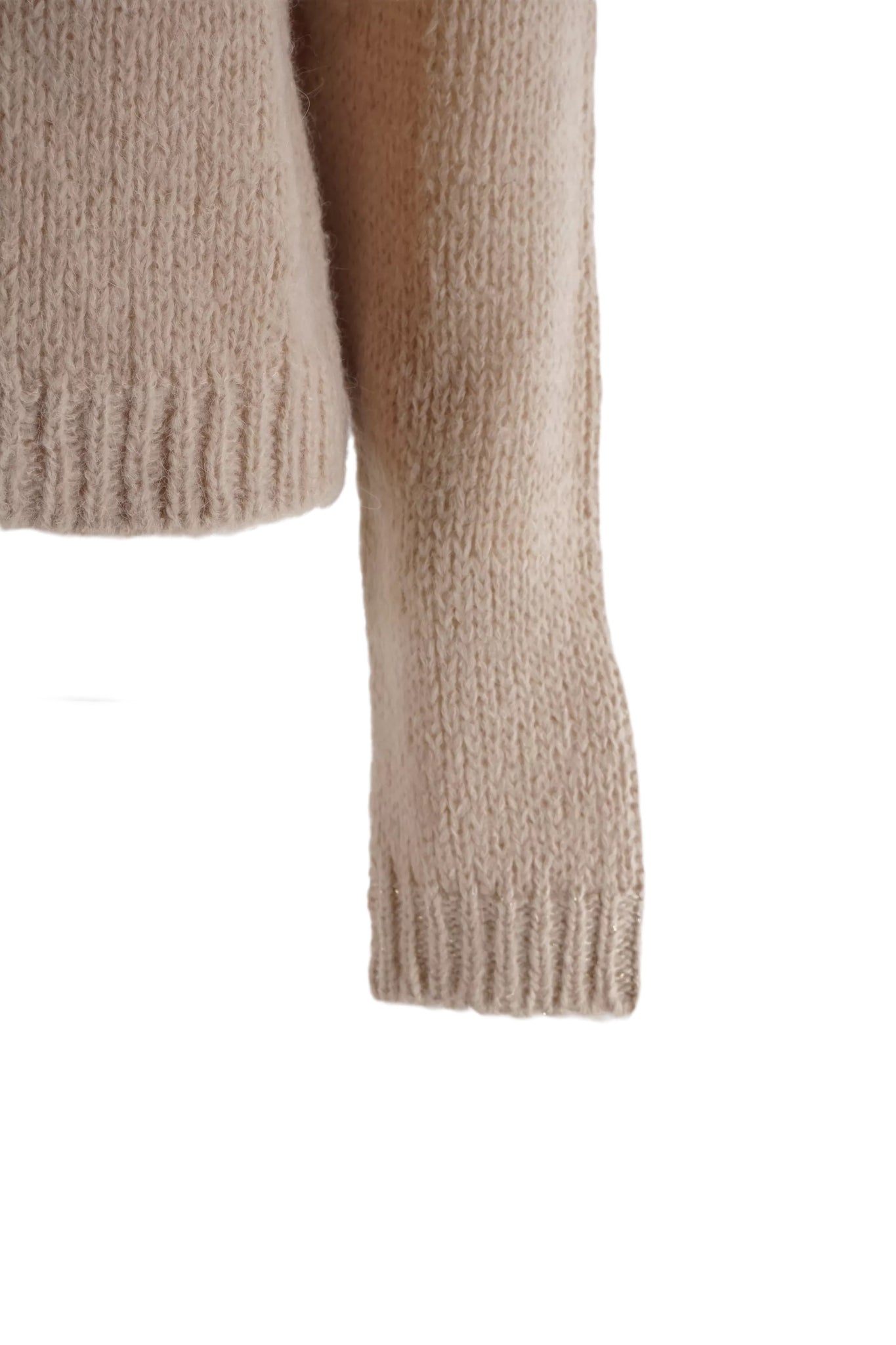 Cardigan in Alpaca Niū / Beige - Ideal Moda