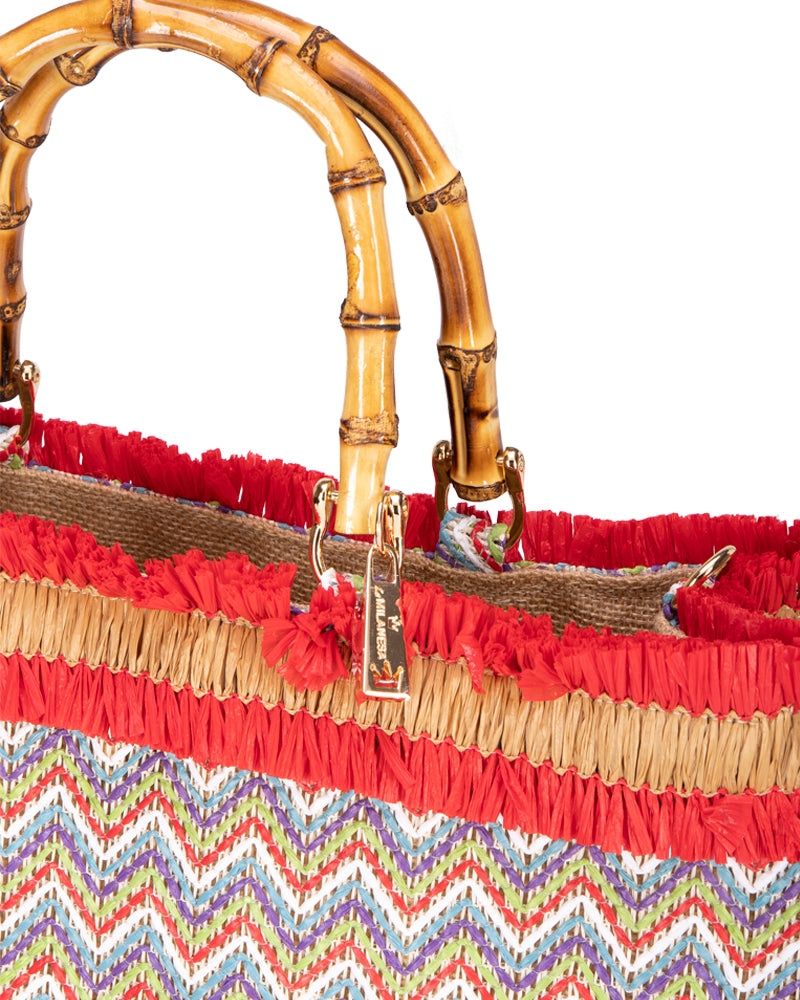 Borsa La Milanese Summer Small / Rosso - Ideal Moda