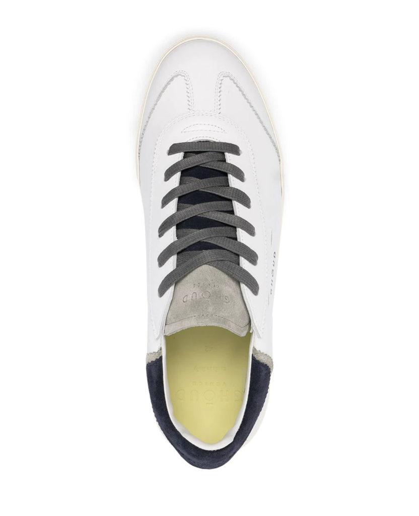 Sneakers con dettaglio a contrasto / Bianco - Ideal Moda