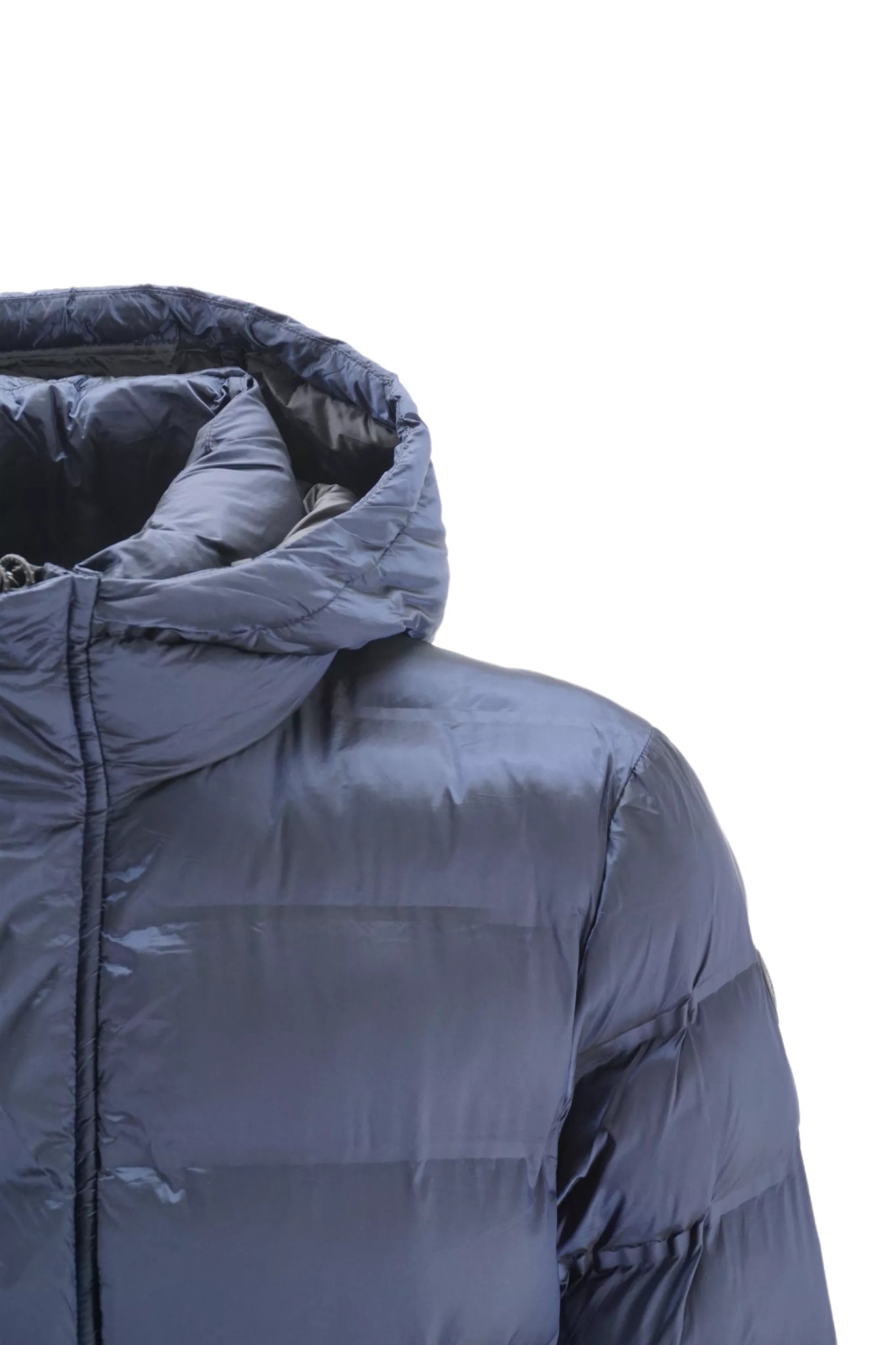 Giubbino Lungo con Logo Clinchberry / Blu - Ideal Moda
