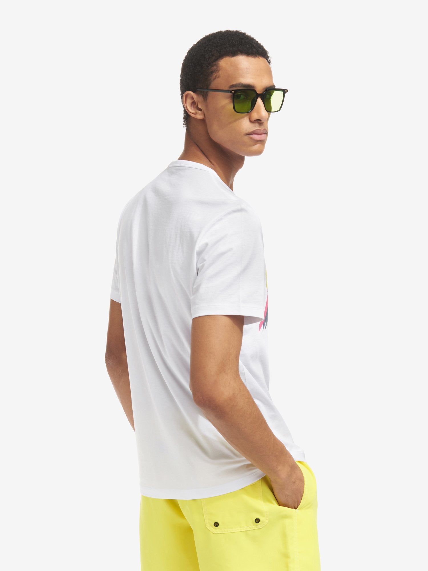 T-Shirt Multicolor / Bianco - Ideal Moda
