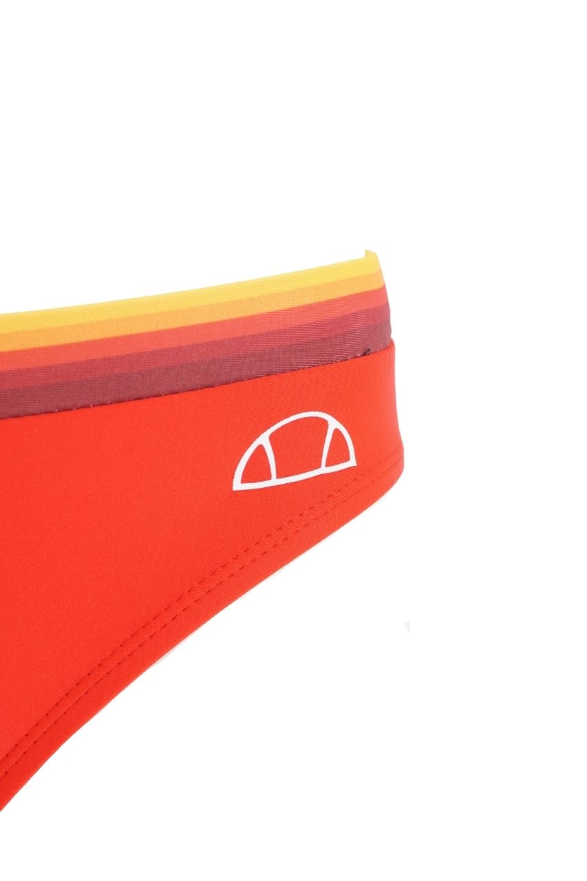 Slip da Mare con Logo Ellesse Rosso - Main Image