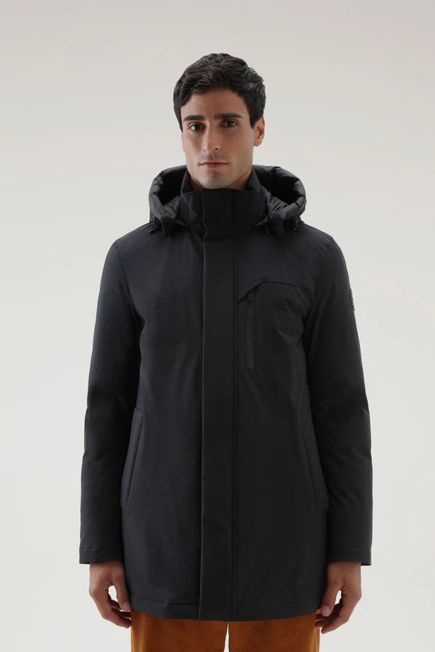 Giubbino Impermeabile Woolrich / Nero - Ideal Moda