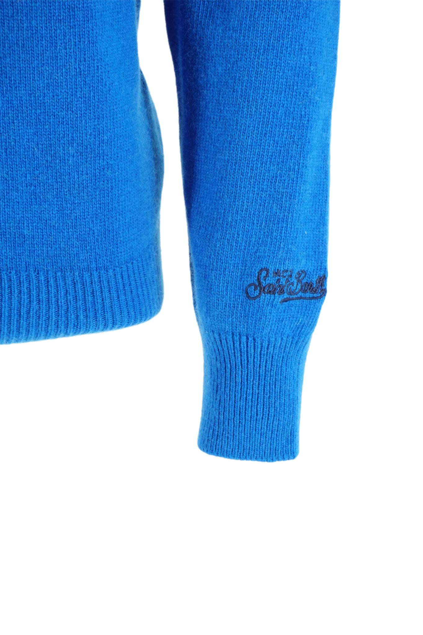 Maglia Girocollo con Stampa Mc2 Saint Barth / Bluette - Ideal Moda