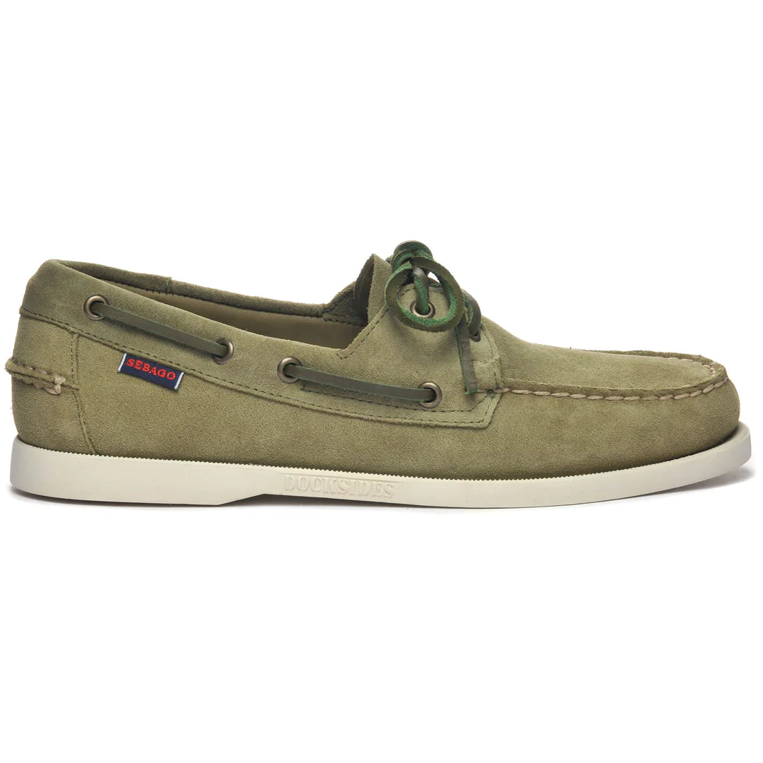 Mocassino Portland in Camoscio Sebago / Verde - Ideal Moda