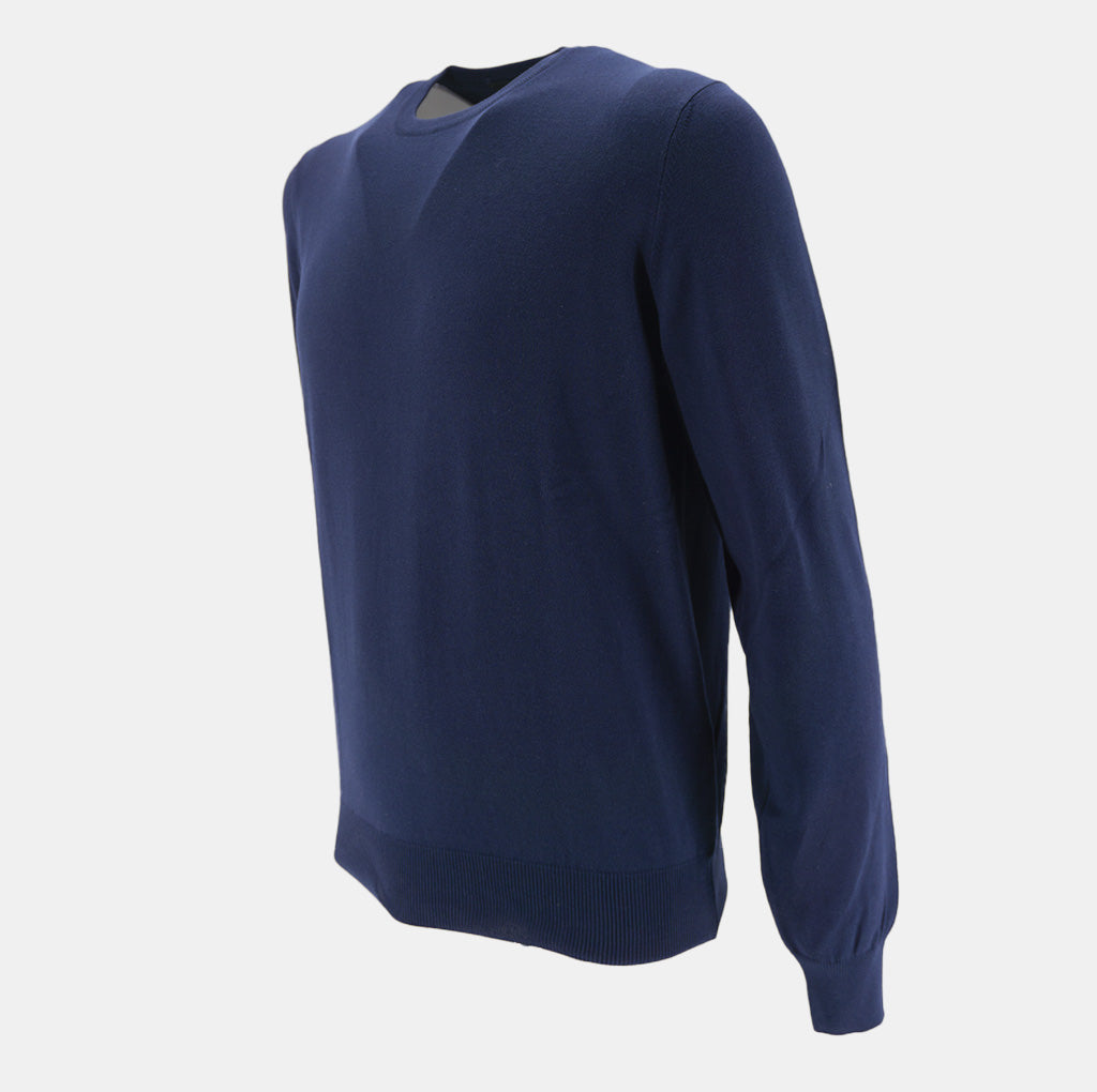 Maglia in Filo di Cotone / Blu - Ideal Moda