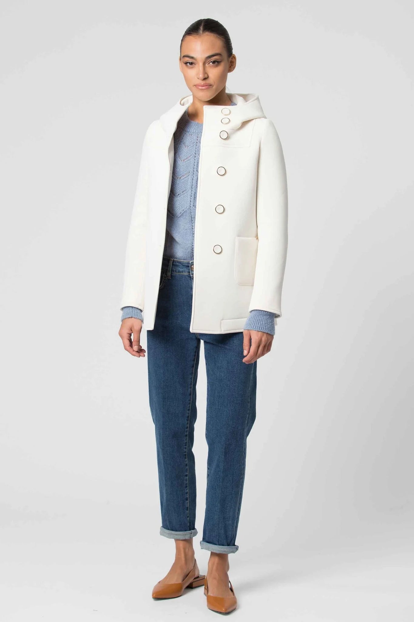 Cappotto sales bianco kocca