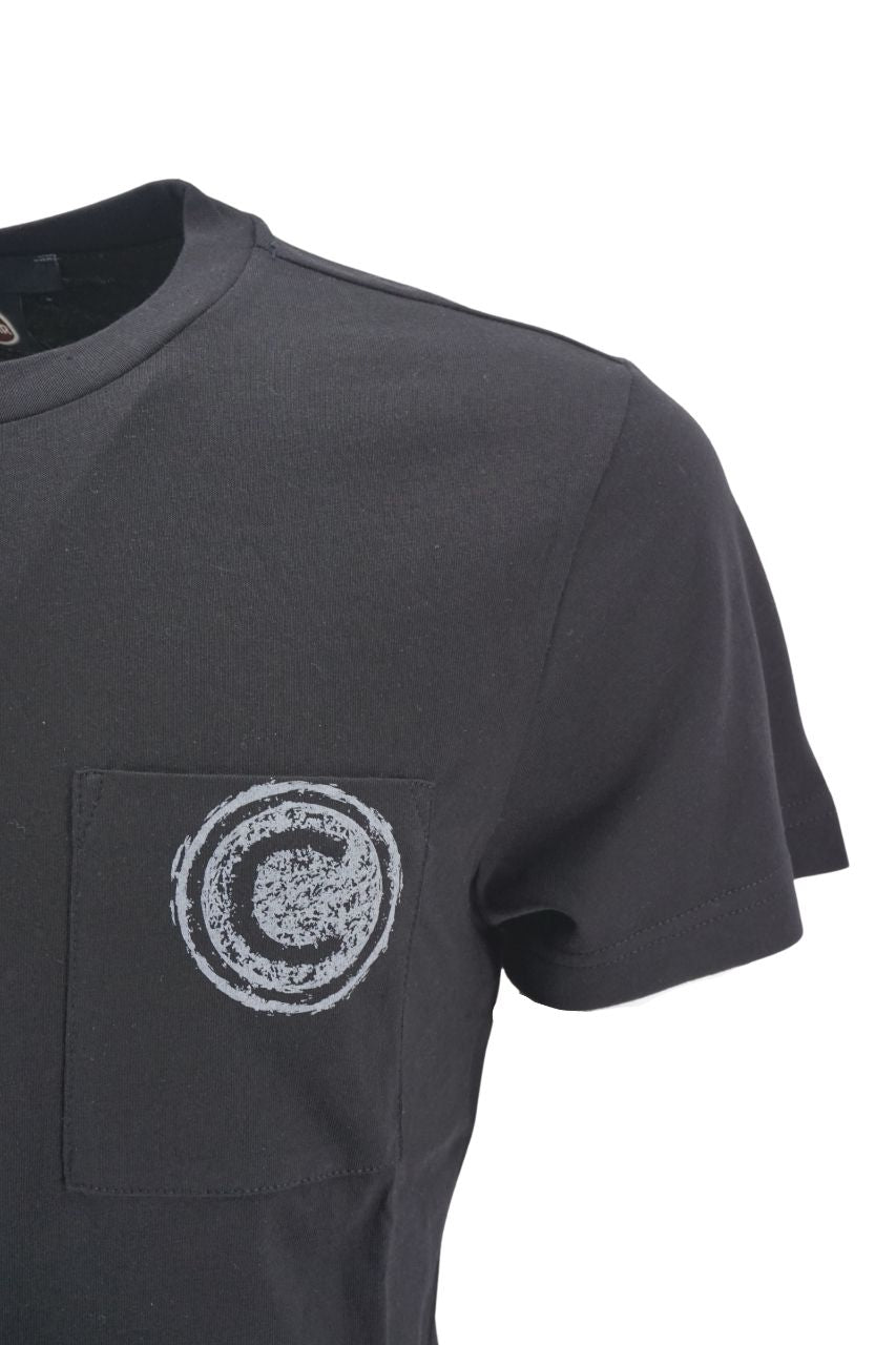 T-Shirt Colmar con Taschino / Nero - Ideal Moda
