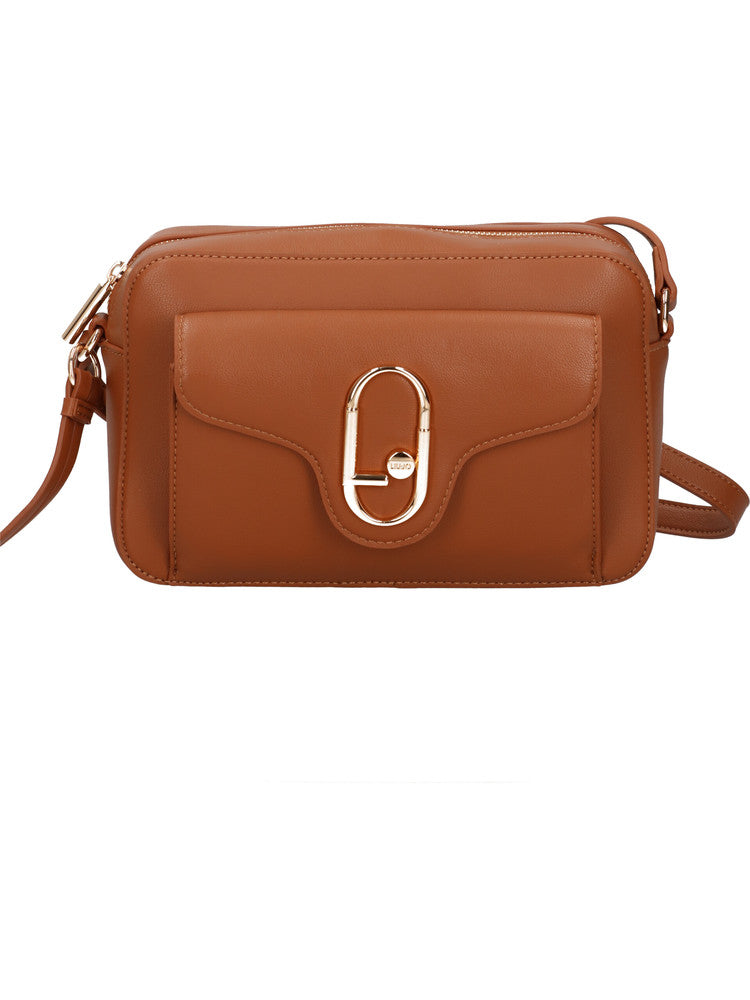 Borsa a Tracolla con Logo Liu Jo / Cuoio - Ideal Moda