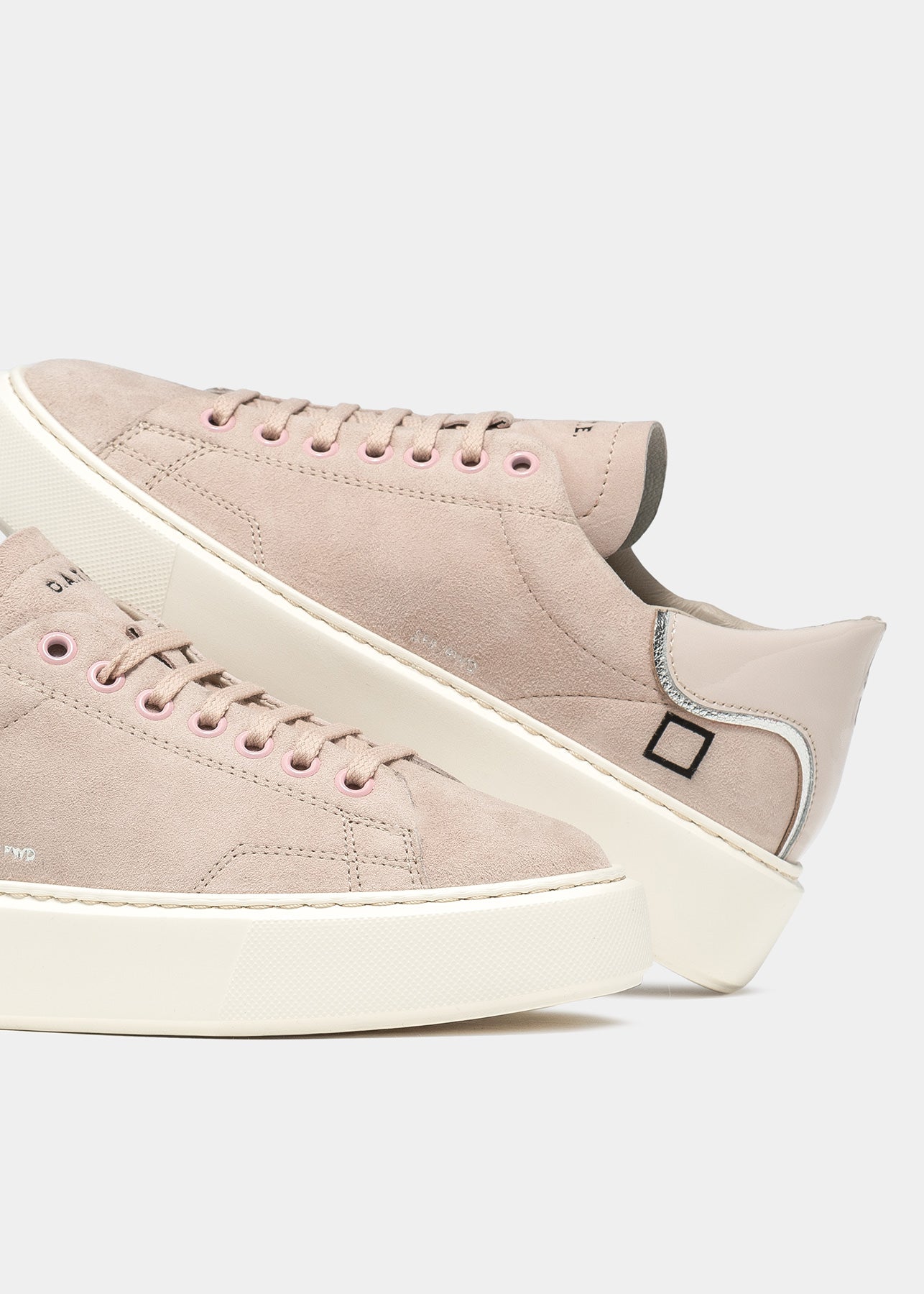 Sneaker DATE in Camoscio Sfera Powder / Rosa - Ideal Moda