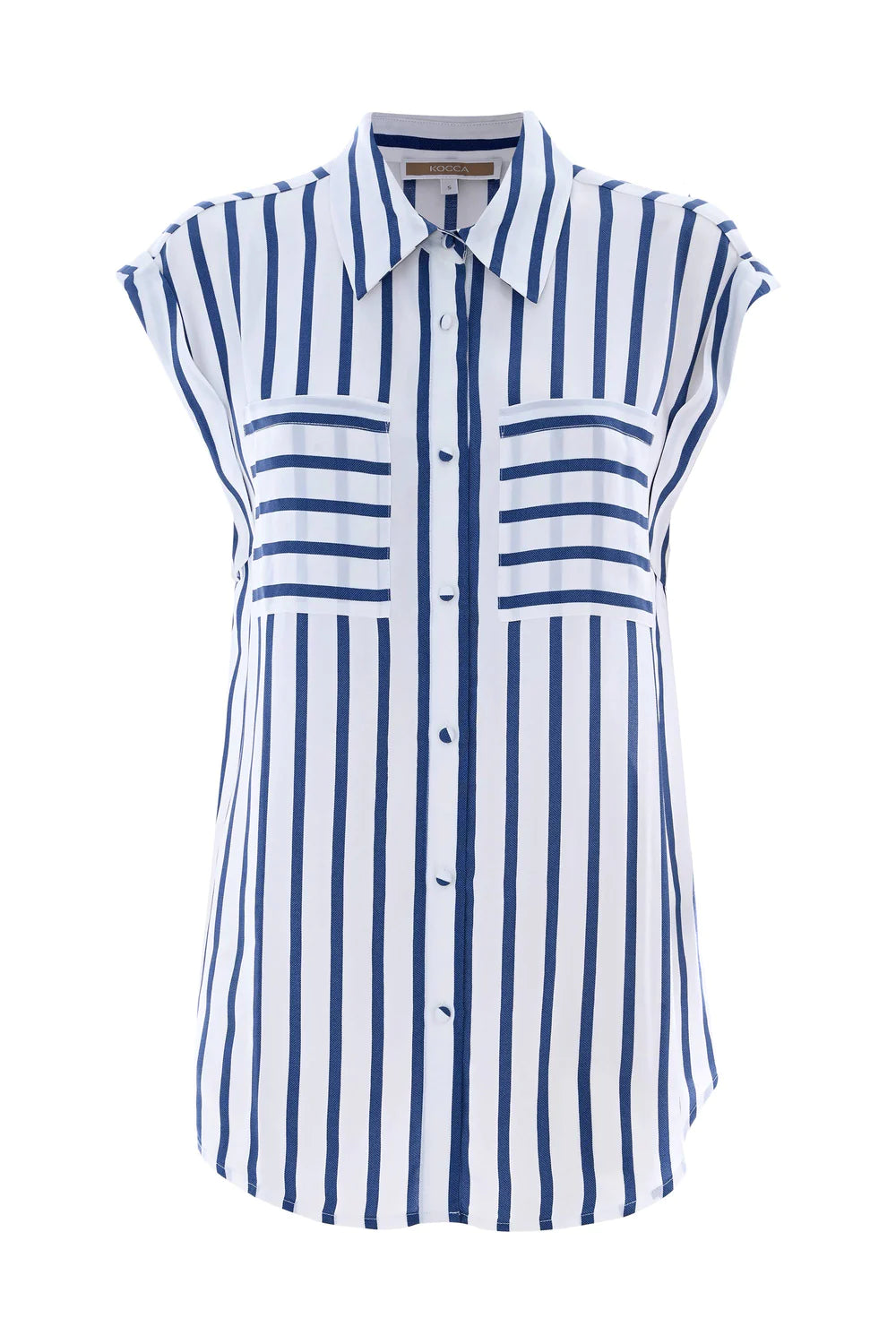 Camicia a Righe Kocca / Blu - Ideal Moda