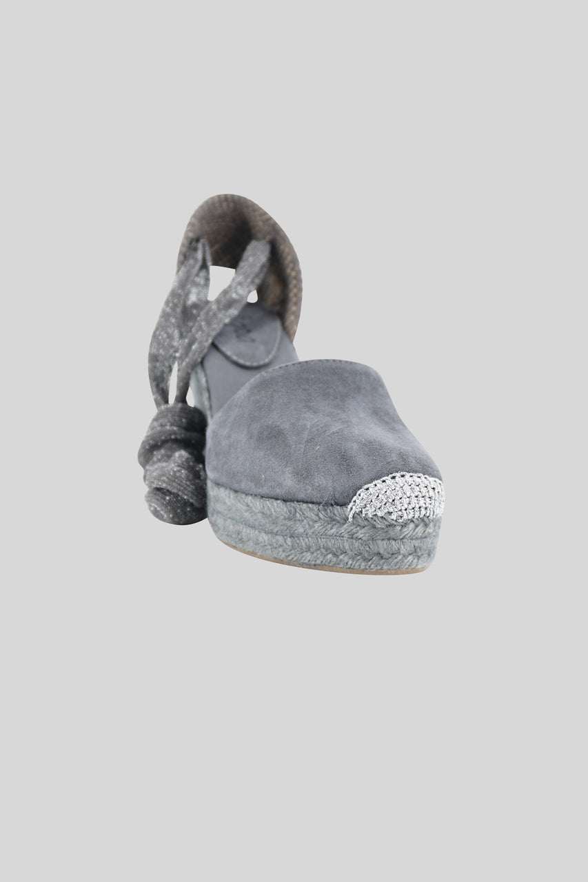 Decolleté in camoscio / Grigio - Ideal Moda