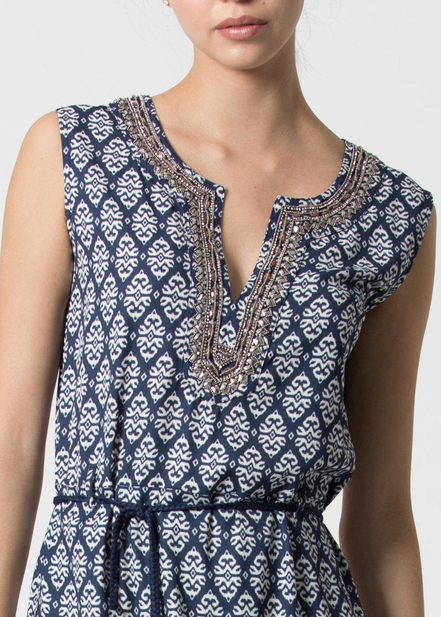 Abito Kocca Lungo / Blu - Ideal Moda