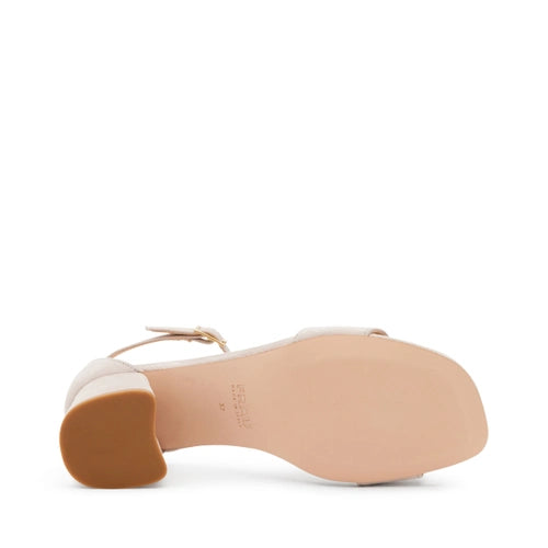 Sandalo con Tacco in Pelle Scamosciata Frau / Grigio - Ideal Moda