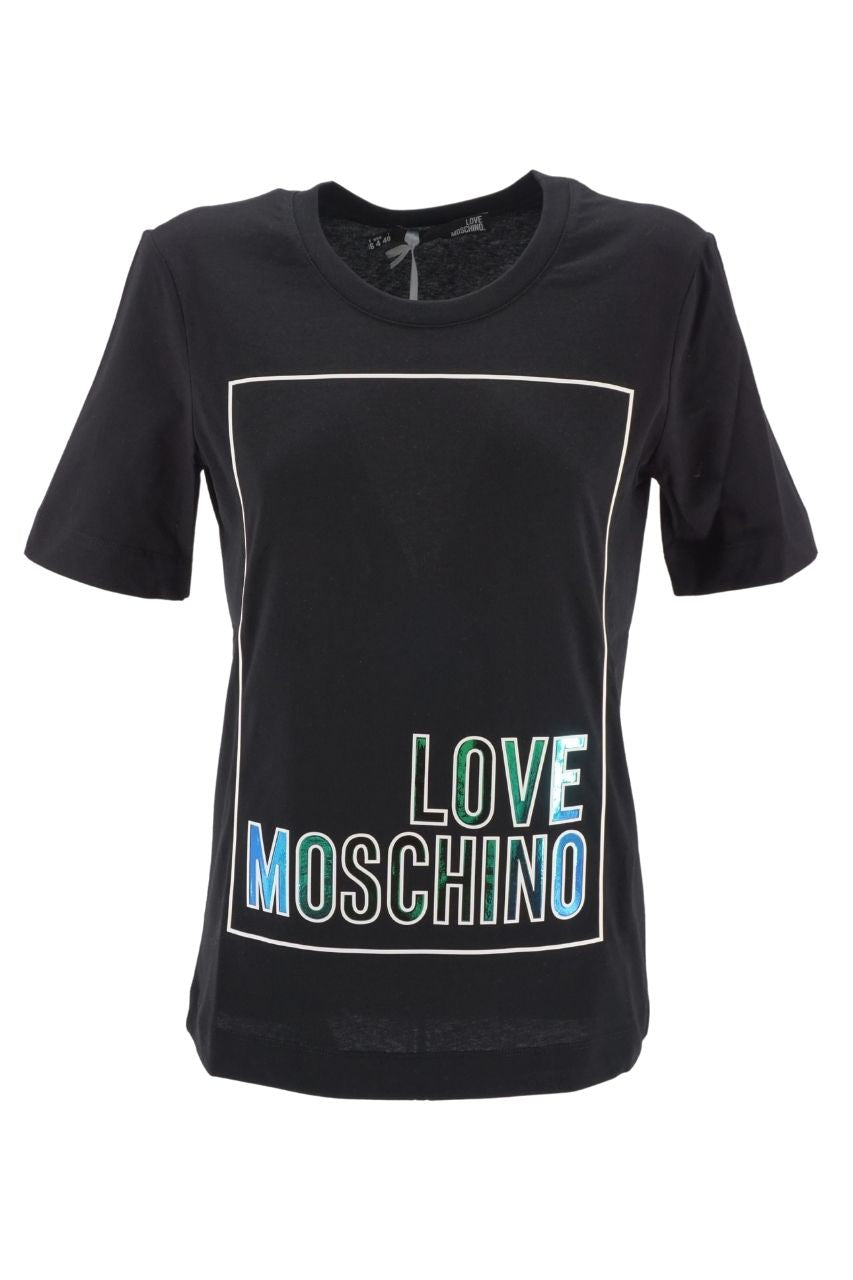T-Shirt Love Moschino con Stampa / Nero - Ideal Moda