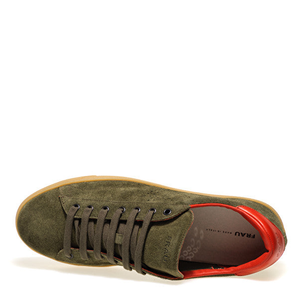 Sneaker Frau con Suola a Contrasto / Verde - Ideal Moda