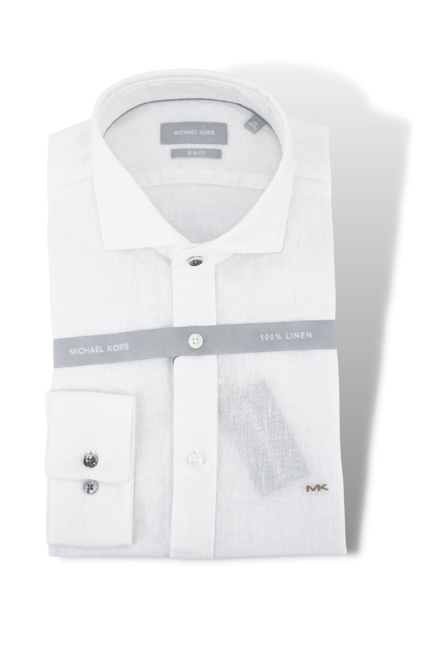Camicia Michael Kors in Lino / Bianco - Ideal Moda